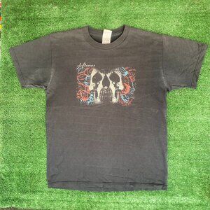 Vintage Y2K Deftones Skull Shirt Punk Metal Band Rock Tee